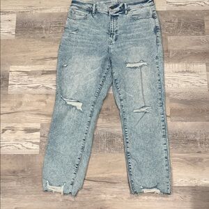 Ana Distressed Light Blue Women's Jeans